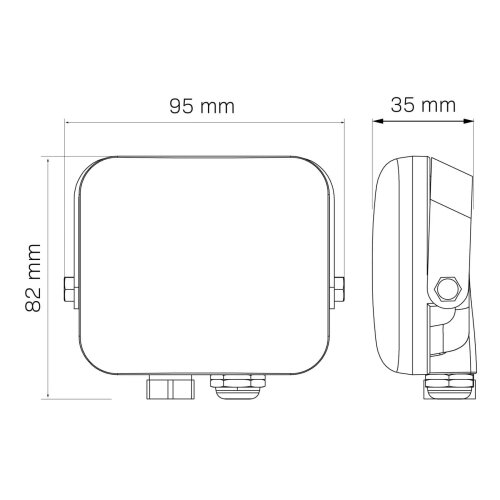  LED spolja&amp;scaron;nji reflektor MILKY LED/10W/230V 4000K IP65 crna Slike