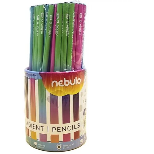 NEBULO HB grafitna olovka trokutastog oblika s prijelazom boja, razne vrste, 1 komad Cijene