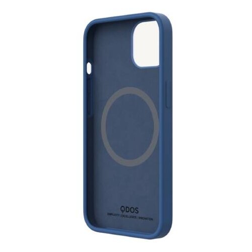QDOS Ovitek Touch Pure za iPhone 13 z združljivostjo Snap MagSafe, Modro morsko, (21153793) Slike