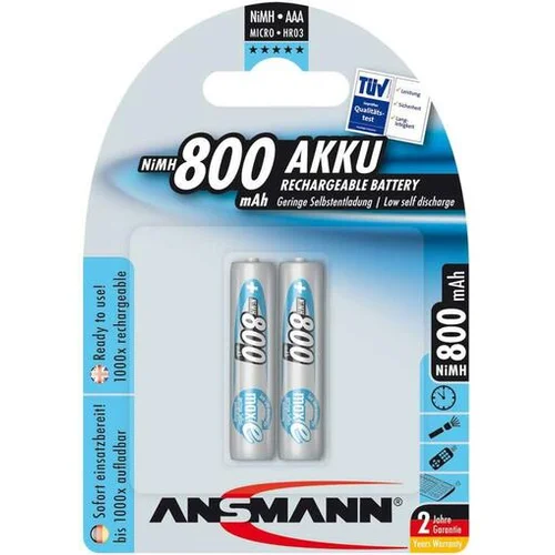 Ansmann 1x2 maxE NiMH rech. bat. Micro AAA 800 mAh german