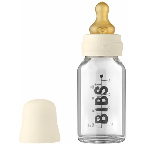 Bibs Baby Glass Bottle 110 ml bočica za bebe Ivory 110 ml