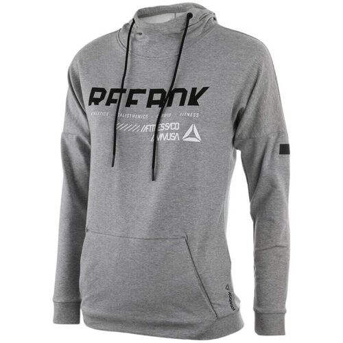 Reebok Puloverji Workout Ready Siva Slike