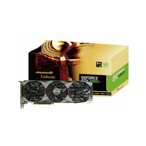 Manli GeForce GTX1080Ti 11GB DDR5, DVI-D/HDMI/3xDP/352bit M-NGTX1080TIG/5RIHPPP grafička kartica Slike