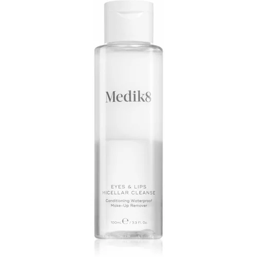Medik8 Eyes & Lips Micellar Cleanse proizvod za skidanje vodootpornog pudera 100 ml