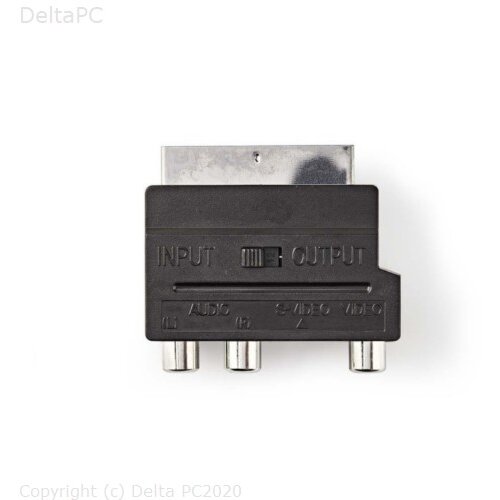 Nedis Scart Adapter - Scart M -> 3x RCA + S-Video z - Prekidac Cijene