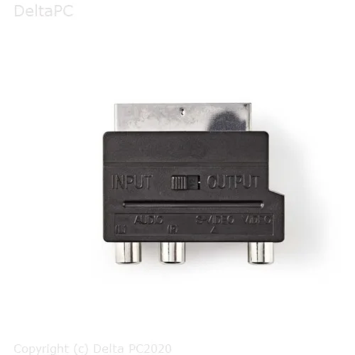 Nedis Scart Adapter - Scart M -> 3x RCA + S-Video z - Prekidac