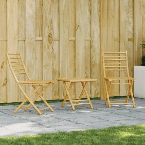 VidaXL 3-dijelni bistro set od bambusa Slike