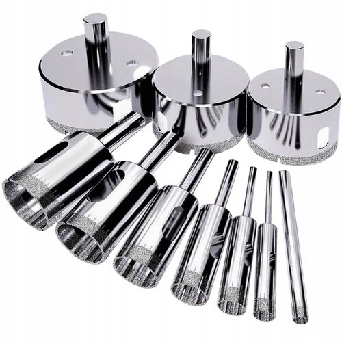  Set 10 diamantnih kronskih žag za trdo keramiko gres 6-68mm mokro rezanje Cene