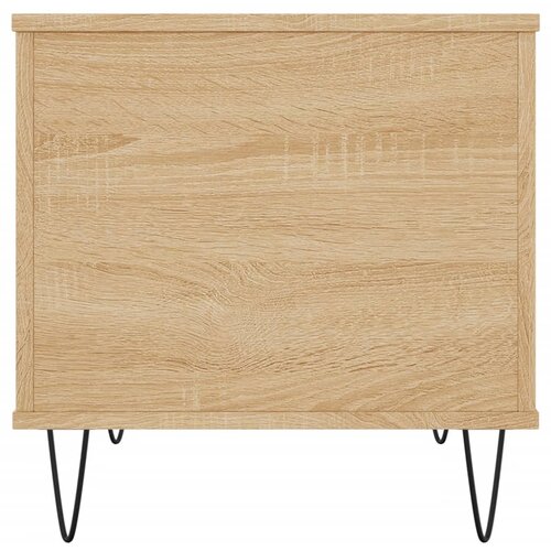 Stolić za kavu boja hrasta 60 x 44,5 x 45 cm konstruirano drvo Slike