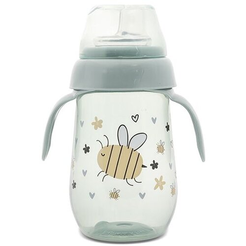 Lorelli Fla&amp;scaron;ica za bebe sa ručkom My friend, Non-Spill, 260ml, Zelena Slike
