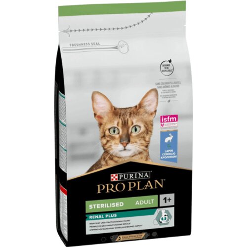Pro Plan Cat Adult Sterilised Renal Plus - zajec - različne velikosti 1,5 kg Cene