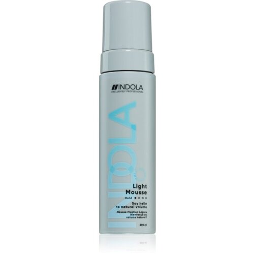 Indola Light Mousse pjena za kosu za prirodno učvršćivanje 200 ml Cene