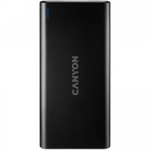 Canyon PB-106 Power bank 10000mAh Li-poly battery, Input 5V/2A, Output 5V/2.1A(Max), USB cable length 0.3m, 140*68*16mm, 0.24Kg,