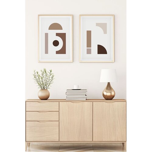 WALLXPERT Uokvirena slika Huhu111, 35x50 cm, 2 dijela Cene