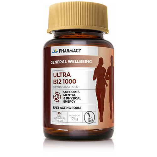 The Organic Pharmacy ultra B12 1000, 30 sublingvalnih tableta Slike
