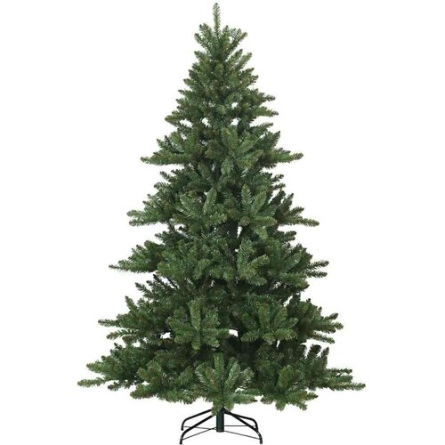 VidaXL Umjetno božićno drvce s nogom with LEDs s stalakom 180cm PVC Slike