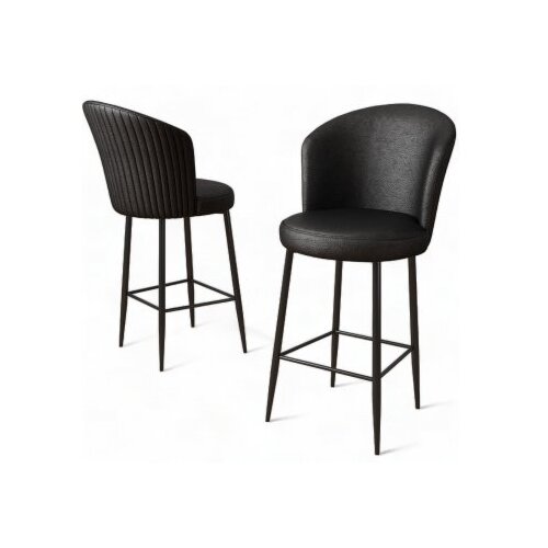 Hanah home set 4 barske stolice uras black Slike