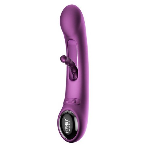 HoneyPlayBox - Tempo-Pressure Sensing App-Controlled Kinky Finger Tapping G-spot Vibrator Purple Slike