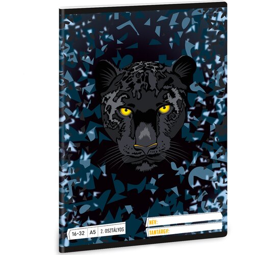 Ars Una Black Panther zvezek s črtami za 2. razred A/5 16-32 Cene