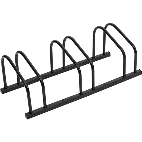 The Living Store Stojalo za 3 kolesa črno jeklo - Nosilec Za Kolo, (21428003) Slike