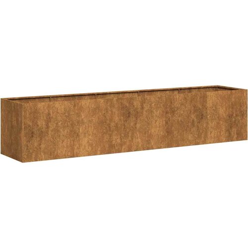 Maison Chic Cvetlični Lonec - Cvetlično korito Rusty 200x40x40 cm Vremensko odporno jeklo, (21788997) Cene