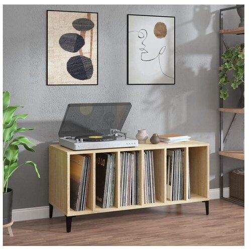 vidaXL za ploče boja hrasta 100x38x48 cm od konstruiranog drva Cijene