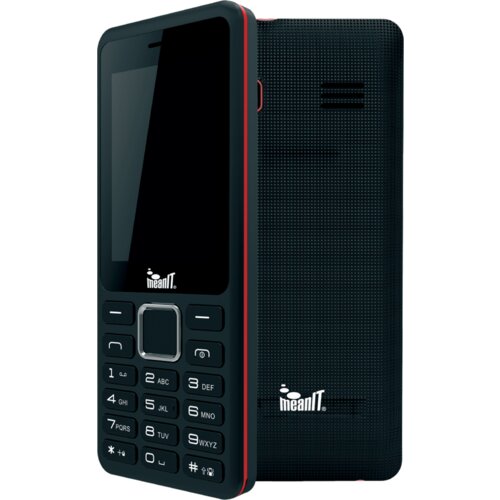 Mean IT Mobilni telefon, 2.4″” zaslon, Dual SIM, BT, FM radio – F25 Black/Red Cijene