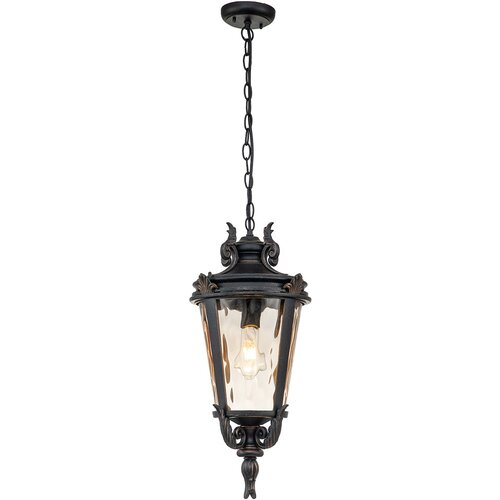 Elstead Lighting Elstead Baltimore 1 velika zunanja stropna verižna svetilka, preperela bronasta, E27, (22098093) Cene