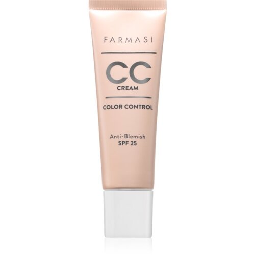 Farmasi Color Control posvetlitvena CC krema SPF 25 odtenek 02 Light To Medium 30 ml Cene