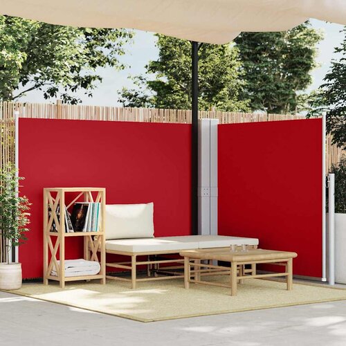  Uvlačiva bočna tenda 140 x 1000 cm crvena Cijene