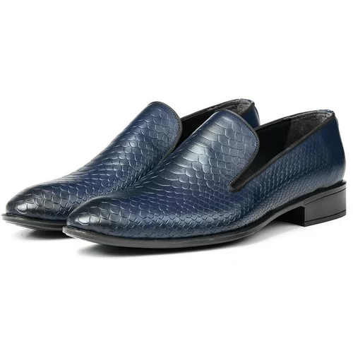 Ducavelli Alligator Genuine Leather Men's Classic Shoes, Loafers Classic Shoes, Loafers.
