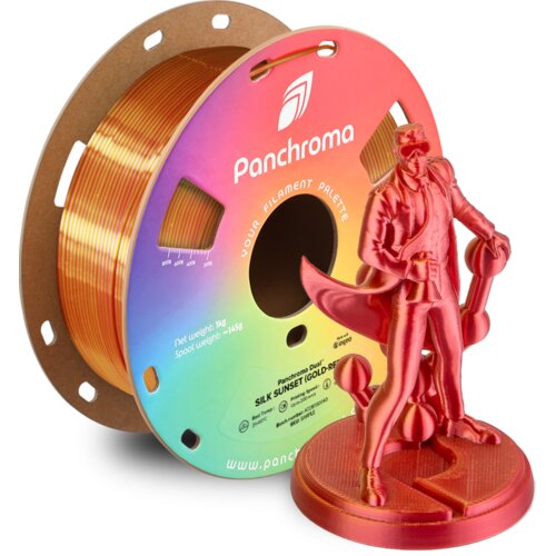 Polymaker Panchroma&amp;trade; PLA Dual Silk Sunset (Gold-Red) - 1,75 mm / 1000 g Slike