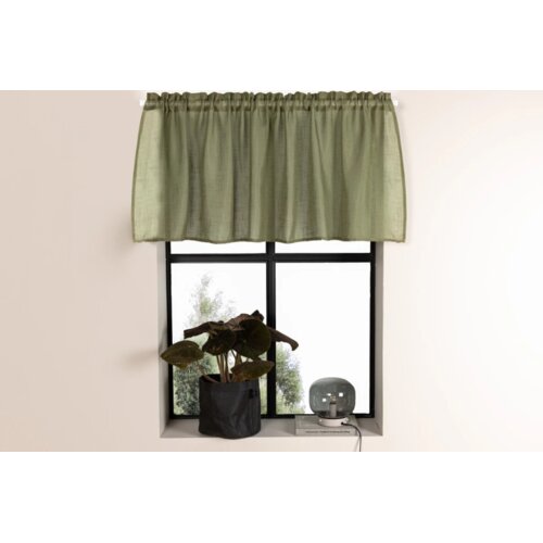 Venture Home prozirna zavjesa Kaya 55 &amp;times; 250 cm, zemljano zelena Slike