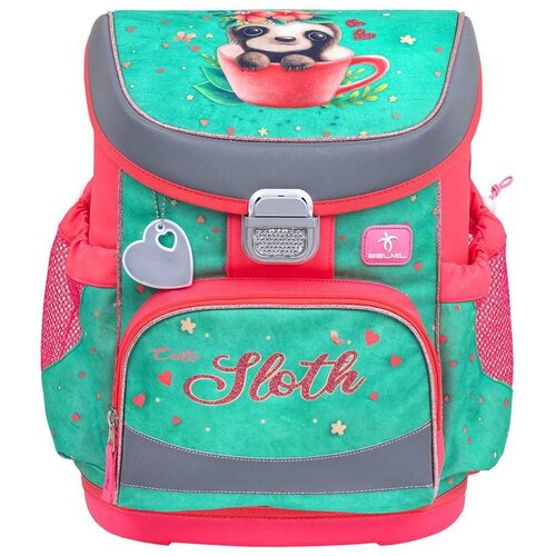 Belmil Torba &amp;scaron;kolska mini-fit cute sloth 405-33/AG/PC-10 Slike