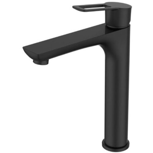 AQUAART Armatura za umivalnik Intenso Black (visok izliv, črna, mat) Slike