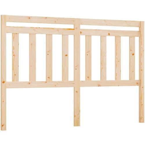  Uzglavlje za krevet 146 x 4 x 100 cm od masivne borovine Slike