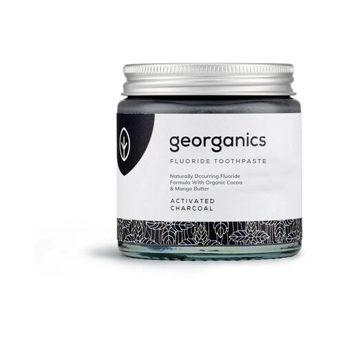 Georganics Naravna zobna pasta s kalcijevim fluoridom 60 ml - Aktivno oglje Cene
