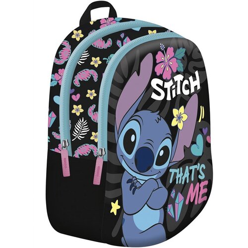 Unipap Disney Stitch Thats Me crni ruksak za vrtić 29x22x9 cm Slike