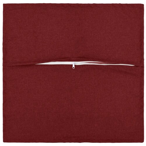  Presvlaka za jastuk 6 kom. HOUTEN Vinska crvena 30 x 30 cm - boja crnog vina 30 x 30 cm 6 Slike