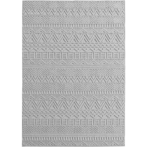 Novel RAVNO TKANA PREPROGA HELIX 280/370 cm tkano srebrne barve Cene