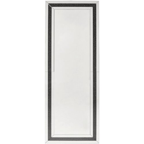 XORA STENSKO OGLEDALO, 160/60/2,3 cm steklo, leseni material Cene