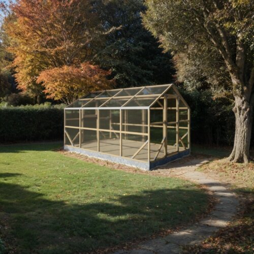  Drveni plastenik CASA L 2.6m x 4m, polykarbonat 4mm Cijene