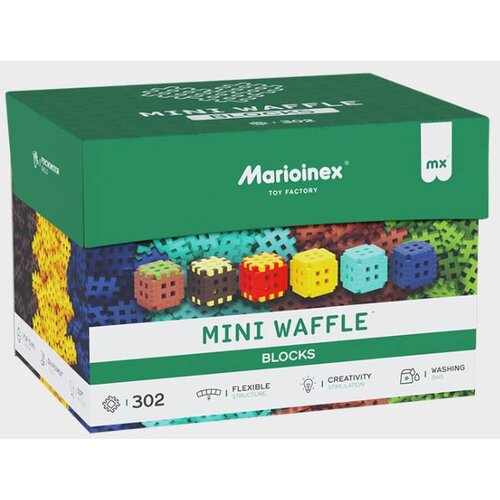 Marioinex Mini Waffle Green 302 kom Slike