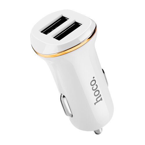  Avto polnilec Hoco Z1 - 2xUSB 2100mA beli Slike