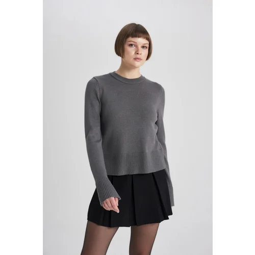 Defacto Regular Fit Crew Neck Sweater