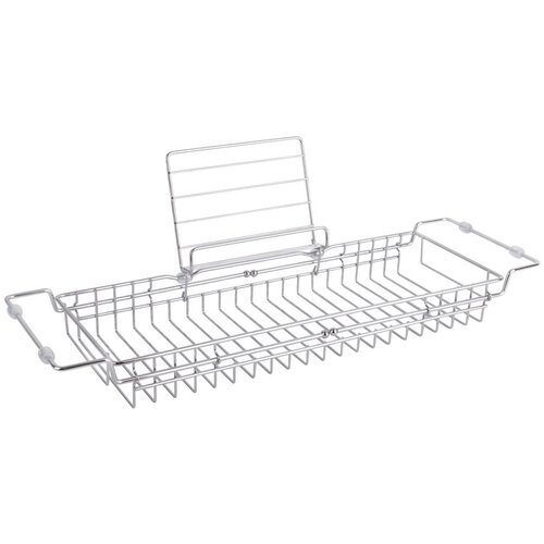 PT LIVING Nastavljivo kovinsko držalo za kopel v srebrni barvi Tub, 61 - 86 cm Slike
