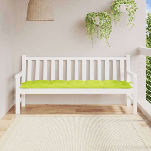vidaXL Blazina za vrtno klop svetlo zelena 180x50x7 cm oxford tkanina Cene