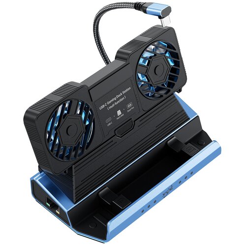 INF 10-v-1 USB-C igralna priklopna postaja z odstranljivimi dvojnimi ventilatorji, (5000139685) Cene