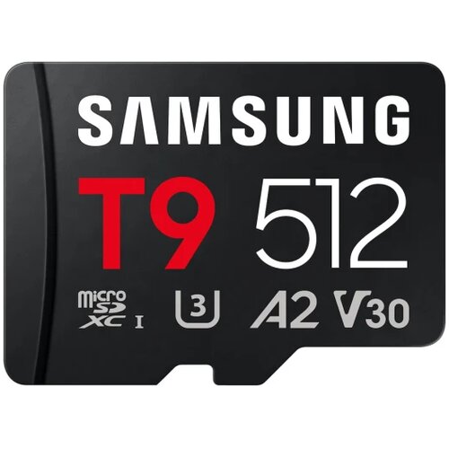 Samsung microSD kartica T9 512 GB UHS-I U3 V30 A2 s adapterom Cene
