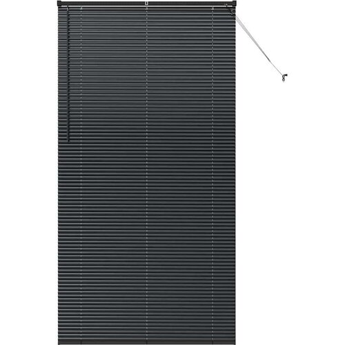 vidaXL Okenska roleta z zavesami Drugo Črna 110 x 220 cm Aluminij Cene